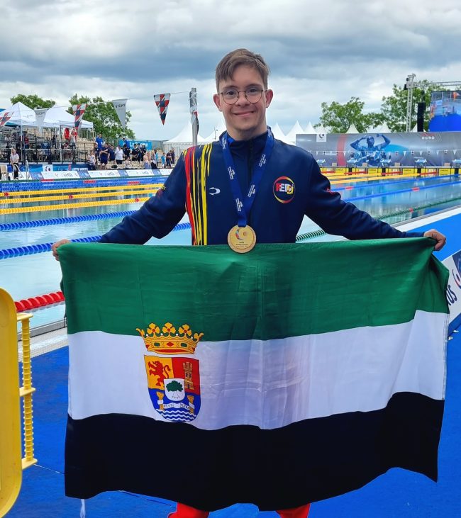 Guillermo Gracia consigue 10 medallas en natación adaptada en los Virtus Global Games 2023