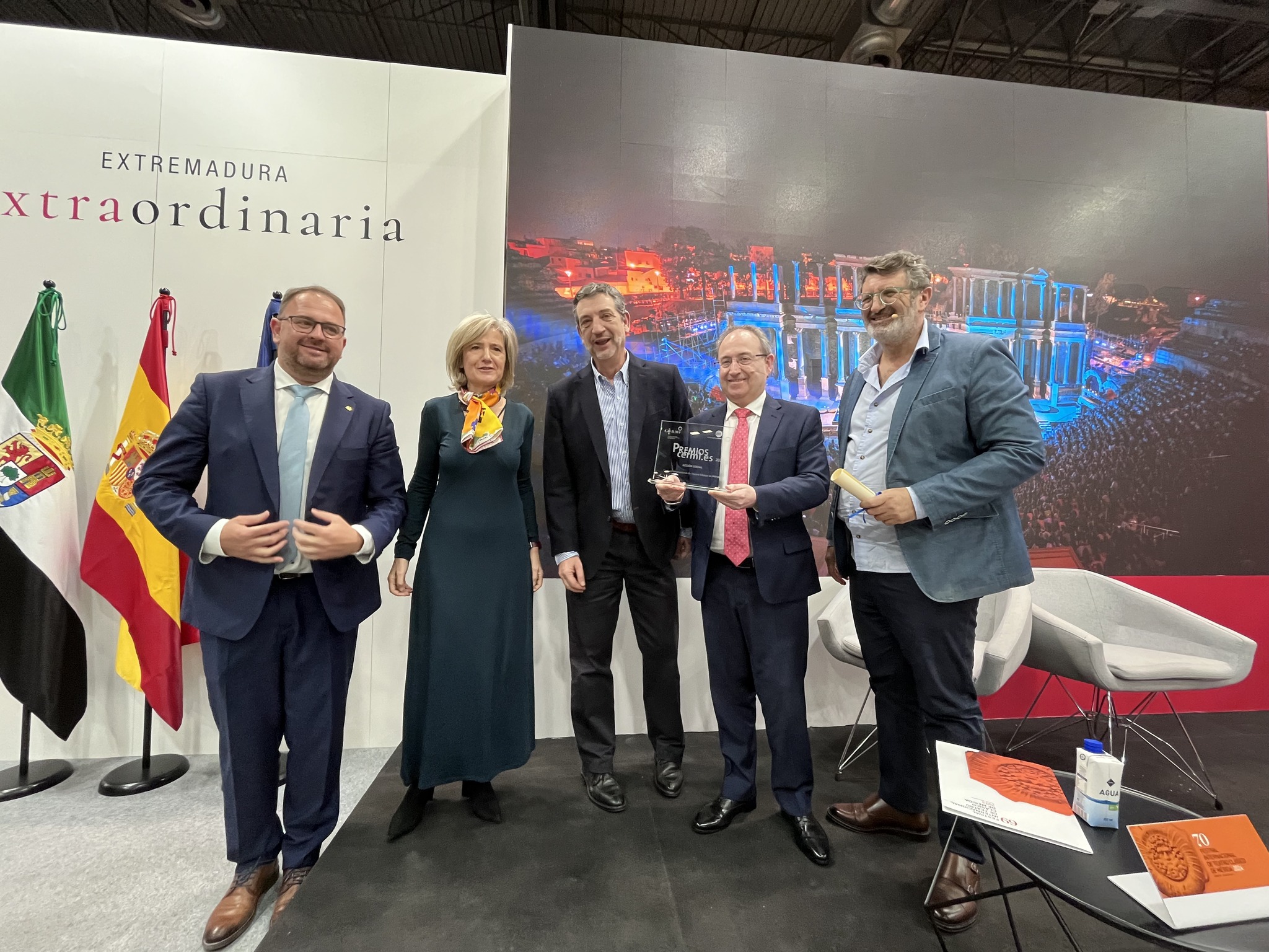 20240131_premio_cermi El Cermi premia al Festival de Mérida por promover el acceso de las personas con discapacidad a la cultura