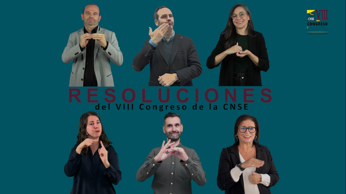 La Confederación Estatal de Personas Sordas da a conocer las conclusiones de su último congreso nacional