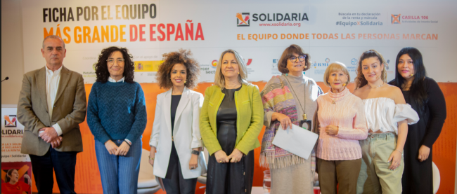 La Plataforma del Tercer Sector presenta la campaña de la 'X Solidaria' para la Declaración de la Renta