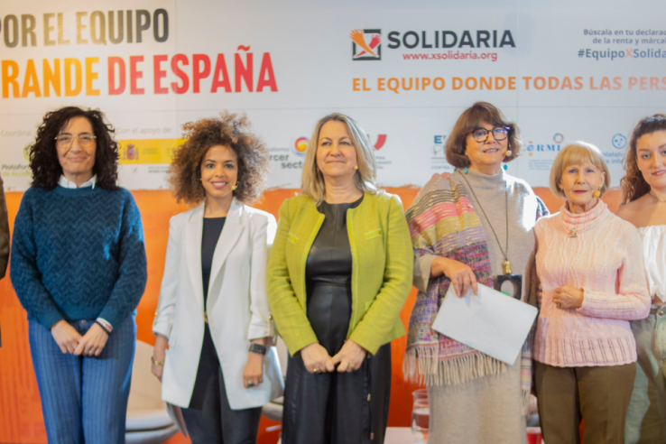La Plataforma del Tercer Sector presenta la campaña de la 'X Solidaria' para la Declaración de la Renta