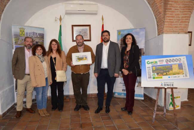El Castillo de Feria protagoniza el cupón de la ONCE
