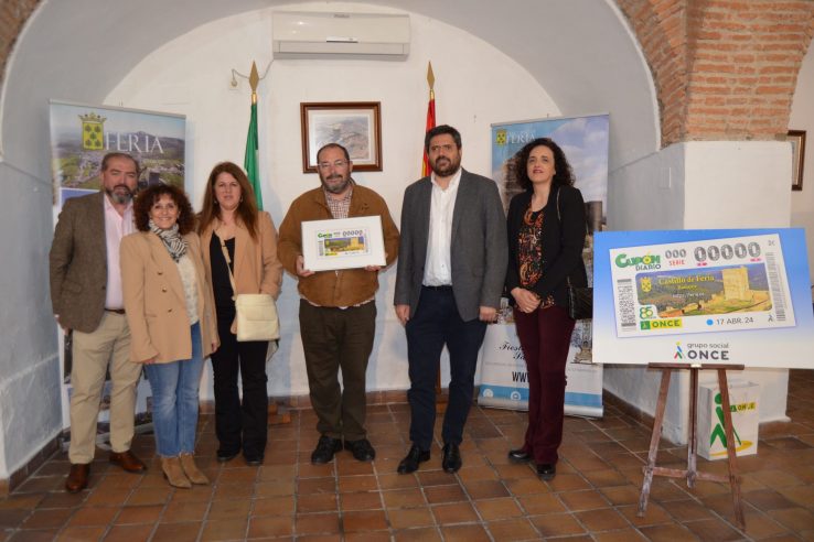 El Castillo de Feria protagoniza el cupón de la ONCE