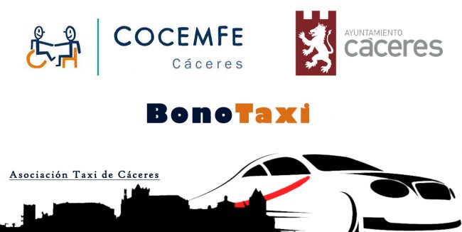 Cocemfe Cáceres propone un bonotaxi para personas con movilidad reducida