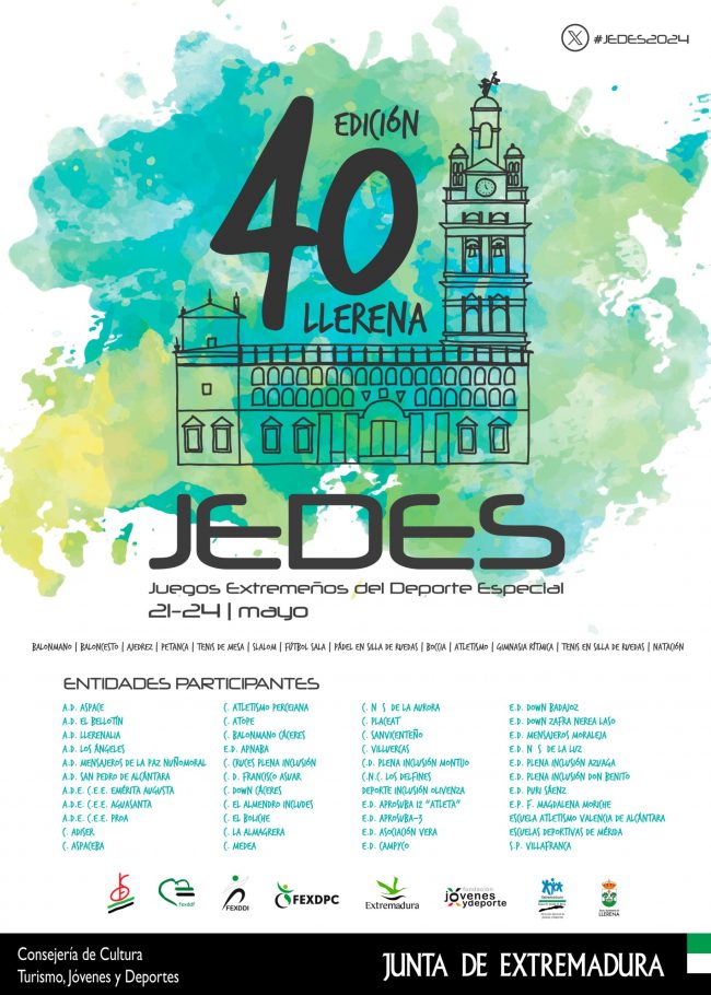 Llerena acoge la convivencia de clausura de los Juegos extremeños del deporte especial de 2024