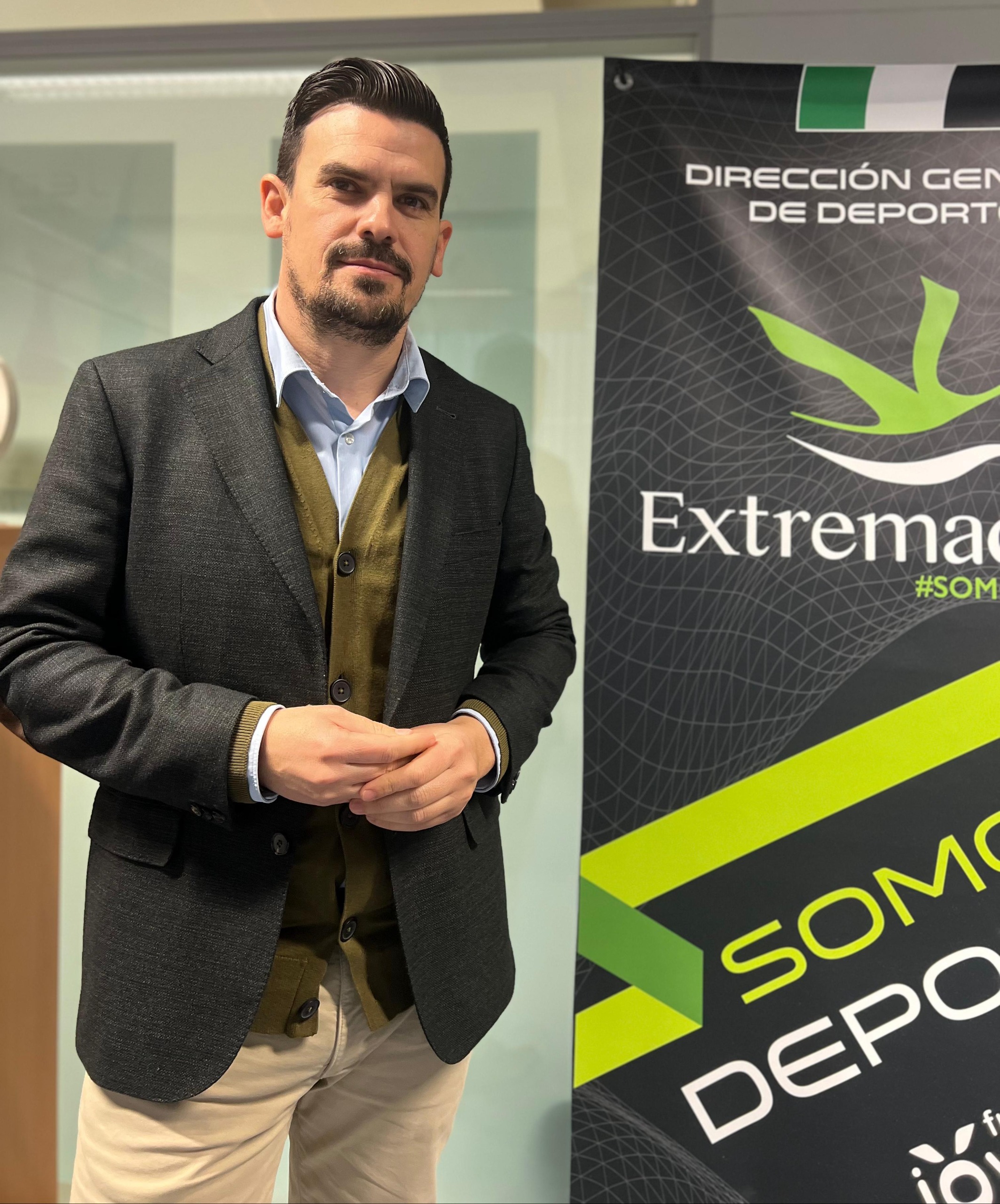 Santiago Amaro, director general de Jóvenes y Deportes de la Junta de Extremadura. Foto: Cedida