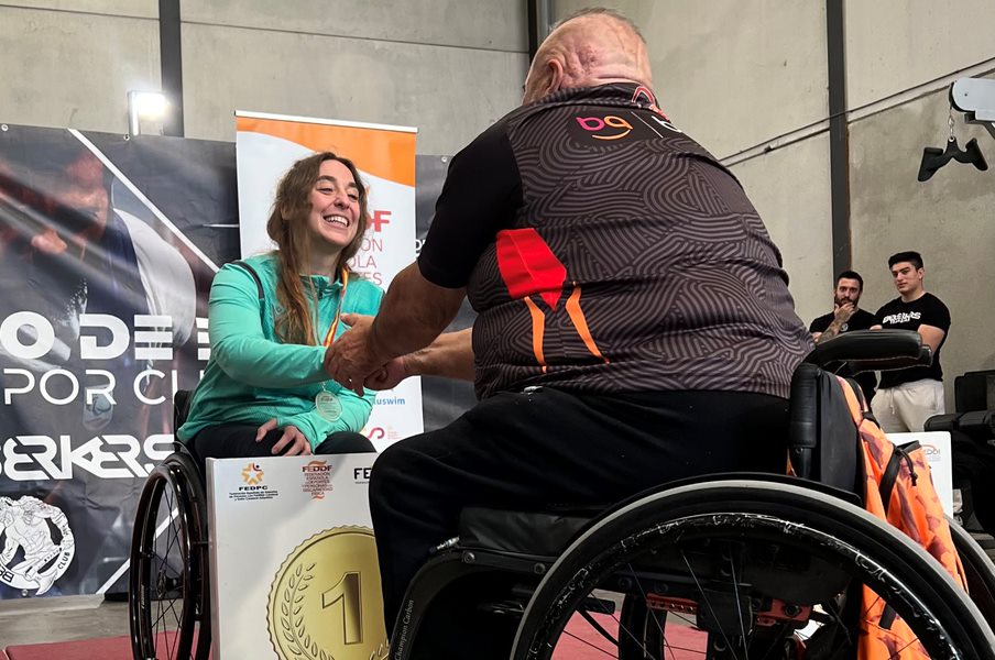 Loida Zabala bate un récord de España de para powerlifting dos días después de una radiocirugía