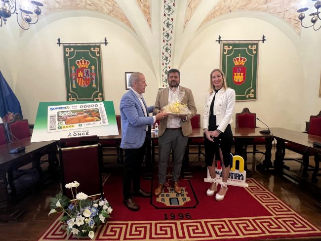 El cupón de la ONCE promociona la tosta de patatera de Malpartida de Cáceres