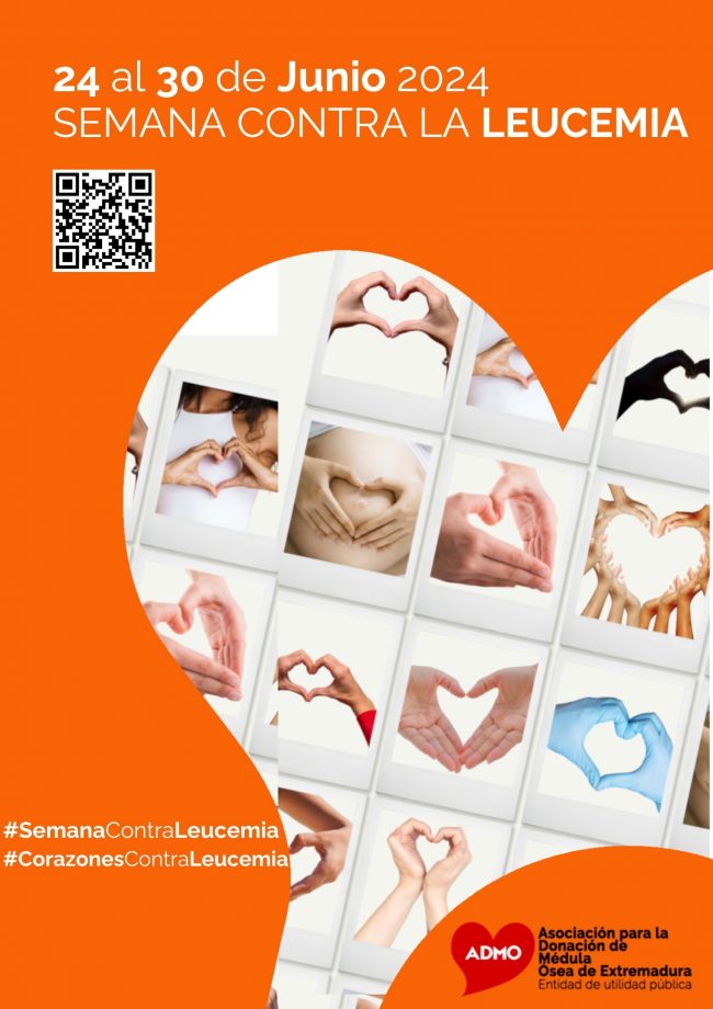 ADMO Extremadura conmemora del 24 al 30 de junio la Semana Europea contra la Leucemia