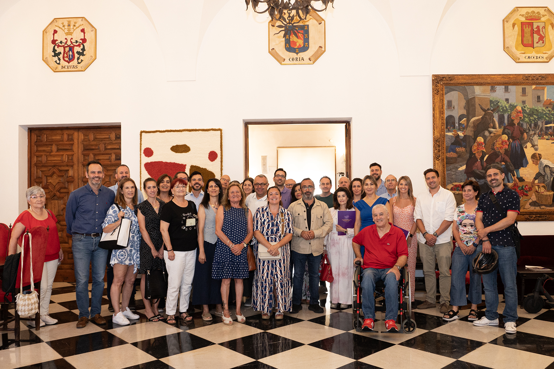 La Diputación de Cáceres reúne a las entidades de las personas con discapacidad para mostrarles su apoyo