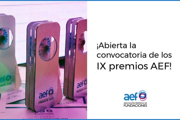 La Asociación Española de Fundaciones convoca los IX Premios AEF