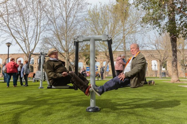 El Ayuntamiento de Mérida promueve la práctica deportiva entre las personas mayores