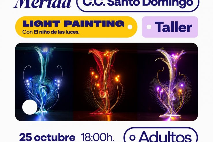 Mérida acoge dos talleres de 'light painting' en el marco de la Secindi