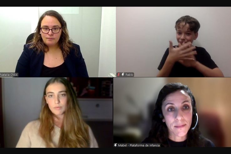 La Confederación Estatal de Personas Sordas celebra el webinario ‘Participación infantil y adolescente, un derecho por ejercer’