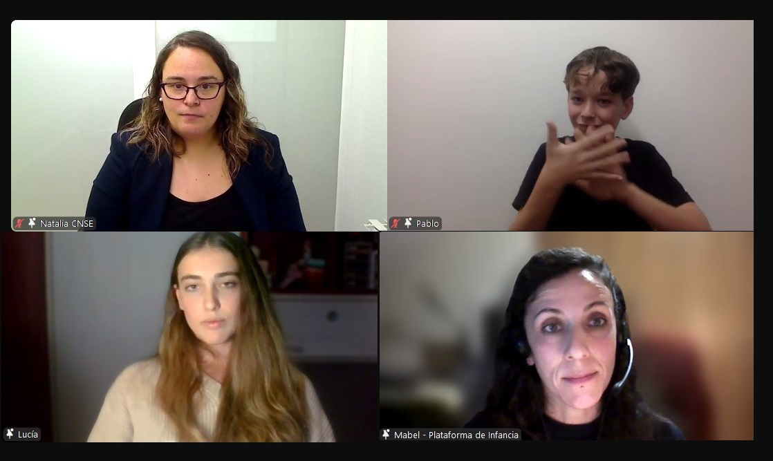 20241128_asociaciones_cnse La Confederación Estatal de Personas Sordas celebra el webinario ‘Participación infantil y adolescente, un derecho por ejercer’