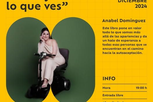 Anabel Domínguez presenta su libro 'No soy lo que ves' en Badajoz