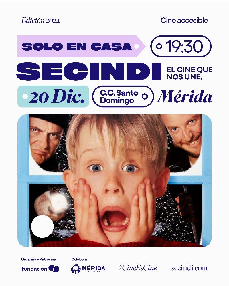 Proyección de la película 'Solo en casa' en Mérida en el marco de la Secindi