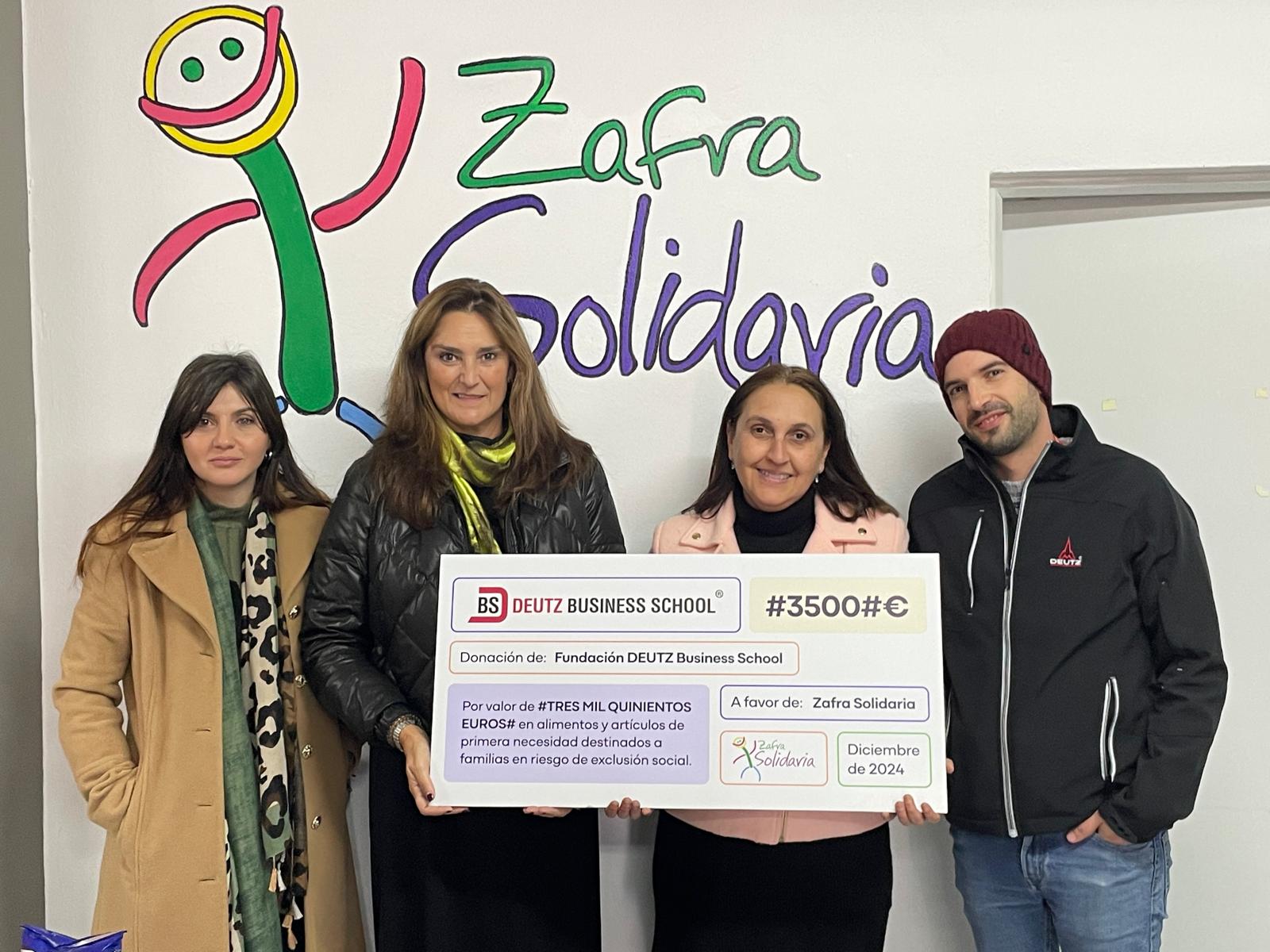 La Fundación Deutz Business School colabora con la asociación Zafra Solidaria
