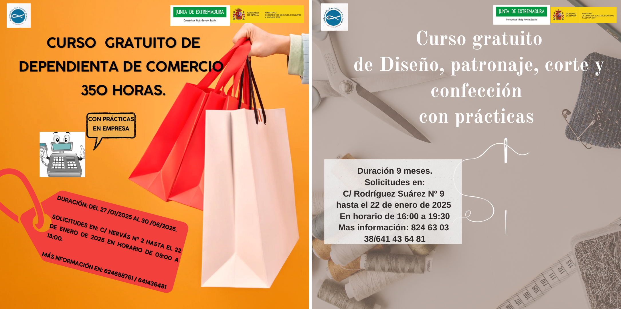 20250115_formacion_sanvicente La Conferencia de San Vicente de Paúl de Mérida ofrece formación a mujeres en situación de vulnerabilidad