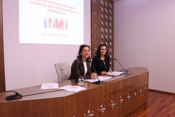 La Diputación de Badajoz presenta el presupuesto de 2025 destinado a políticas sociales y cooperación internacional