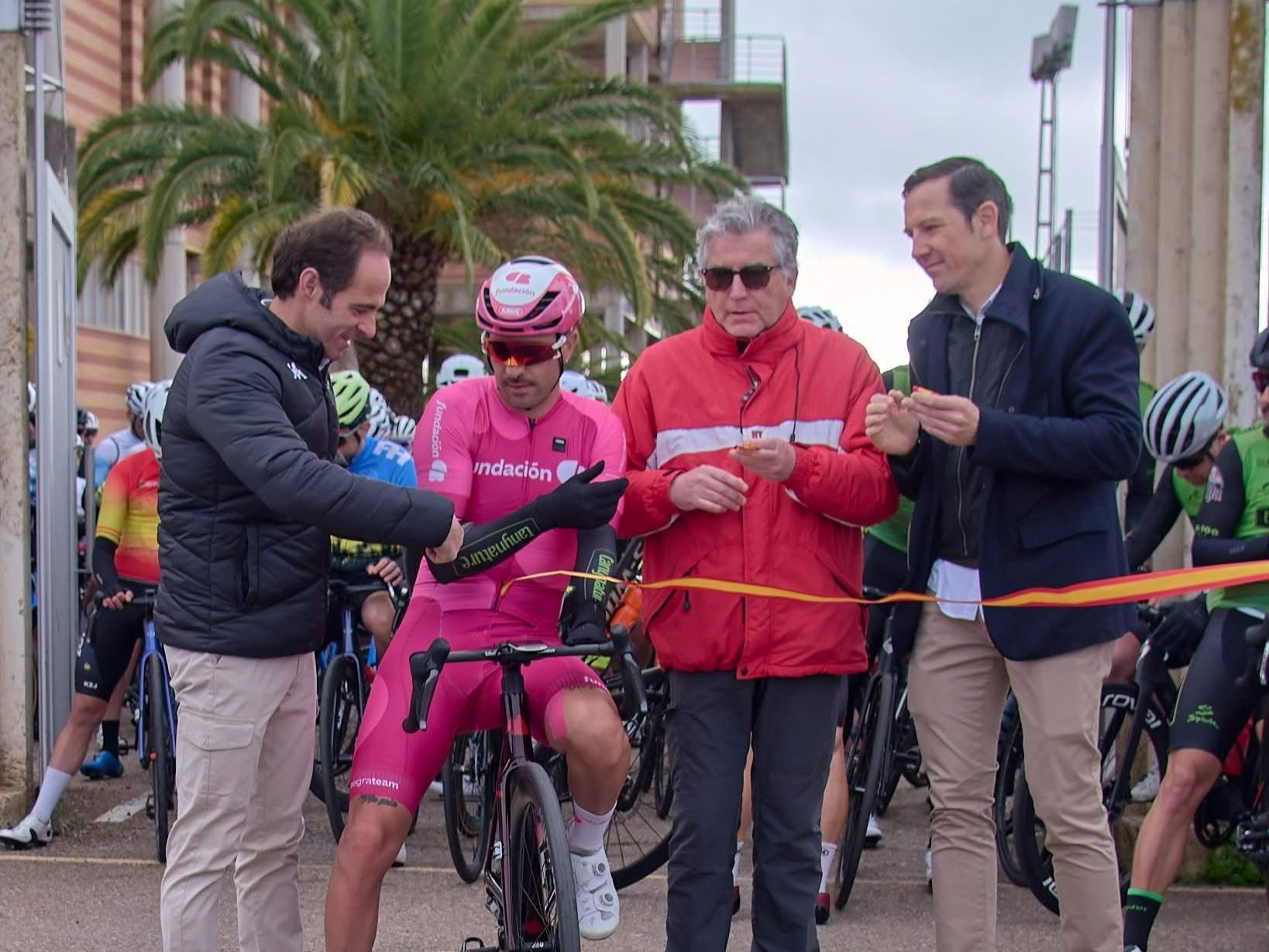 20250209_ciclismo_fundacioncb Rubén Tanco sigue promocionando la inclusión a través del deporte