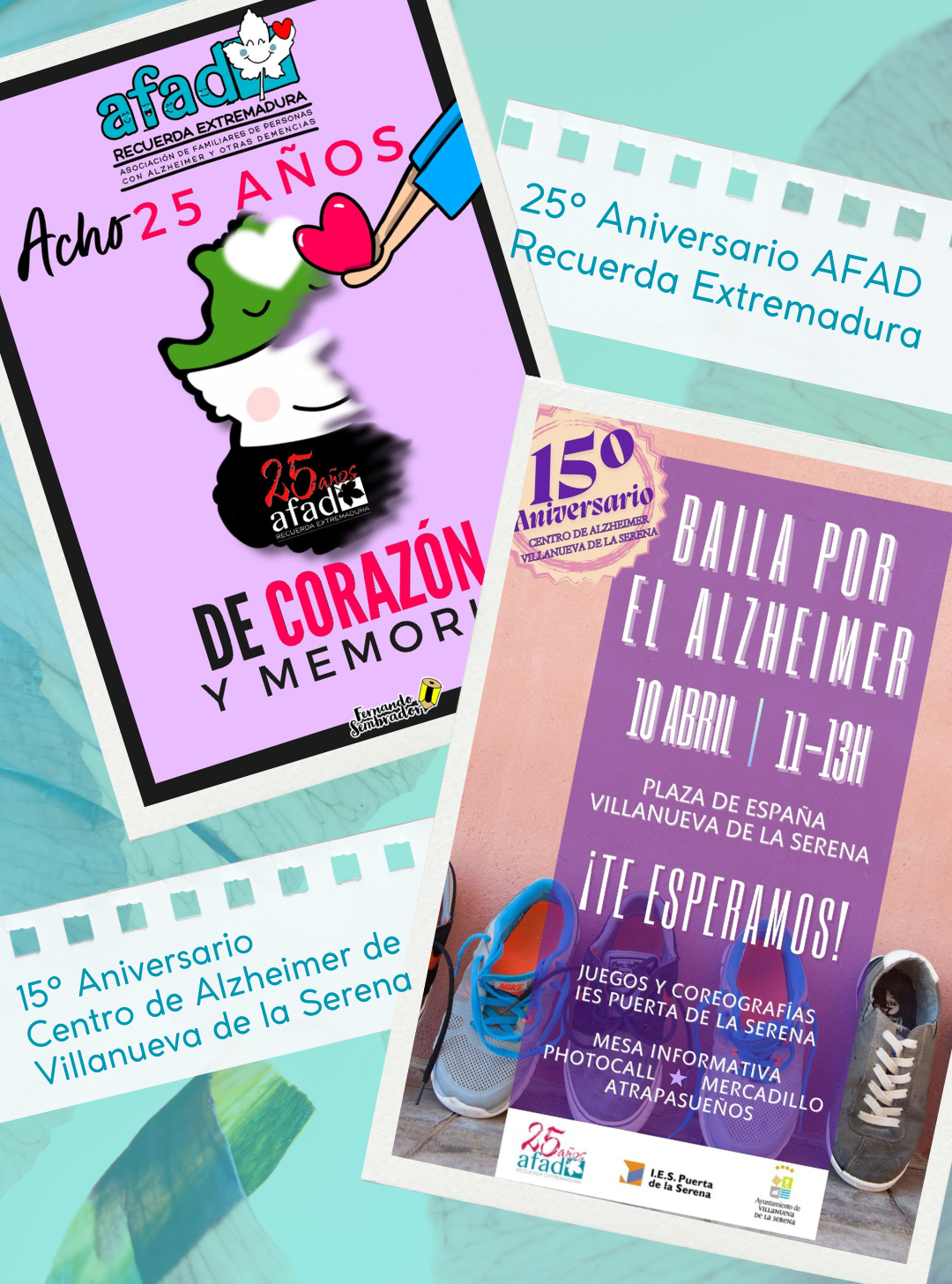 AFAD Recuerda Extremadura organiza la jornada solidaria ‘Baila por el Alzheimer’