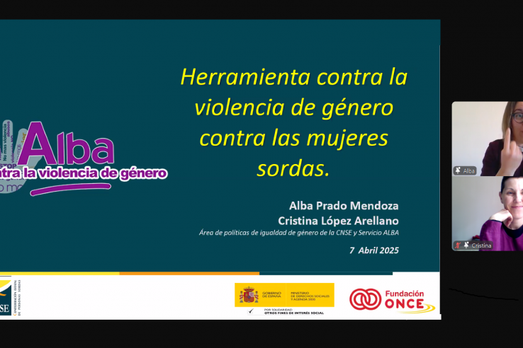 Un webinario aborda el asesoramiento de mujeres sordas víctimas de violencia de género