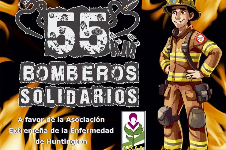 El 26 de abril se celebra en Cáceres la X Ruta de bomberos solidarios, para apoyar la investigación sobre la Enfermedad de Huntington
