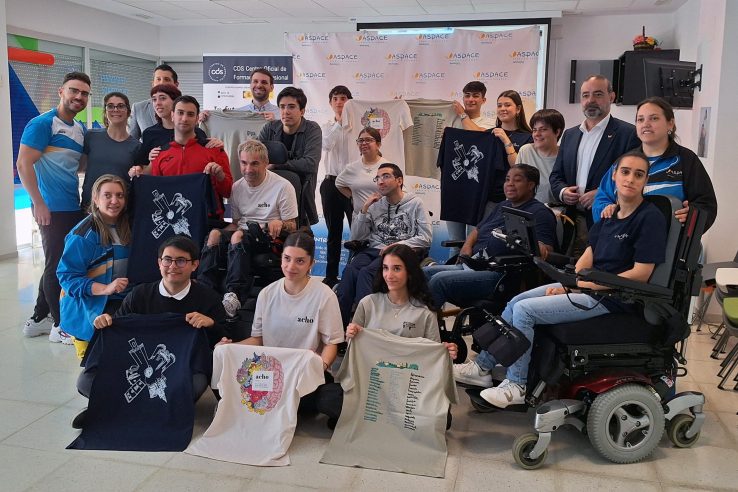 Aspace Badajoz y CDS Formación Profesional ponen en marcha un taller textil solidario