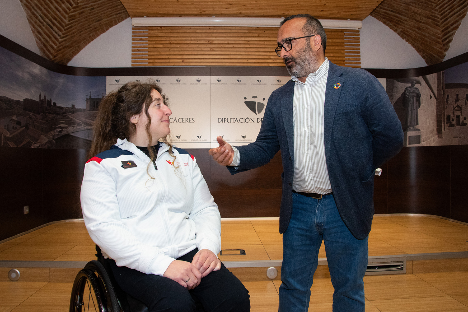 20250510_deporte_diputacioncaceres Loida Zabala colaborará con la Diputación de Cáceres para promocionar los valores del deporte, la inclusión y la igualdad
