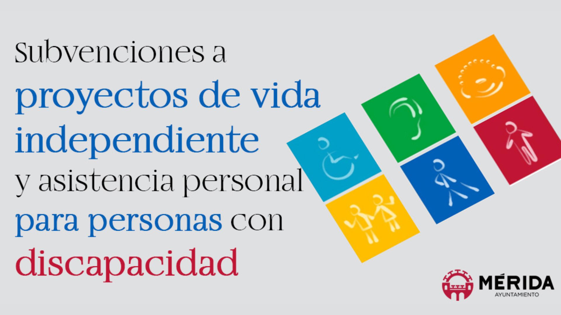 El Ayuntamiento de Mérida duplica la dotación de las subvenciones a proyectos de vida independiente