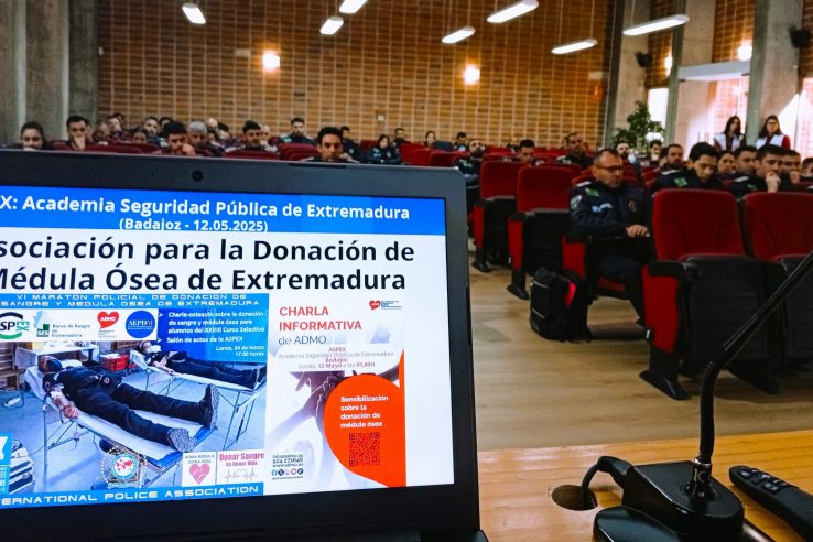 ADMO Extremadura difunde su labor en la Academia de Seguridad Pública de Extremadura