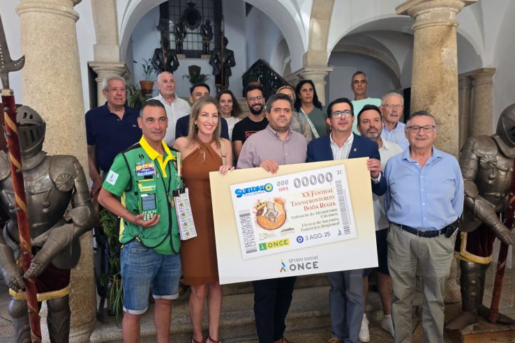 El XX Festival Transfronterizo Boda Regia protagoniza el cupón de la ONCE