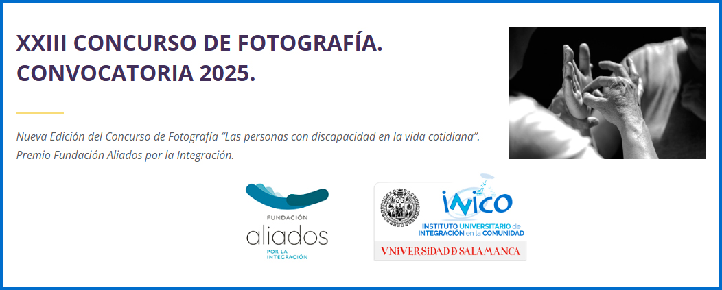 20250805_concurso_inico El Inico convoca el XXIII Concurso de fotografía digital sobre la discapacidad en la vida diaria