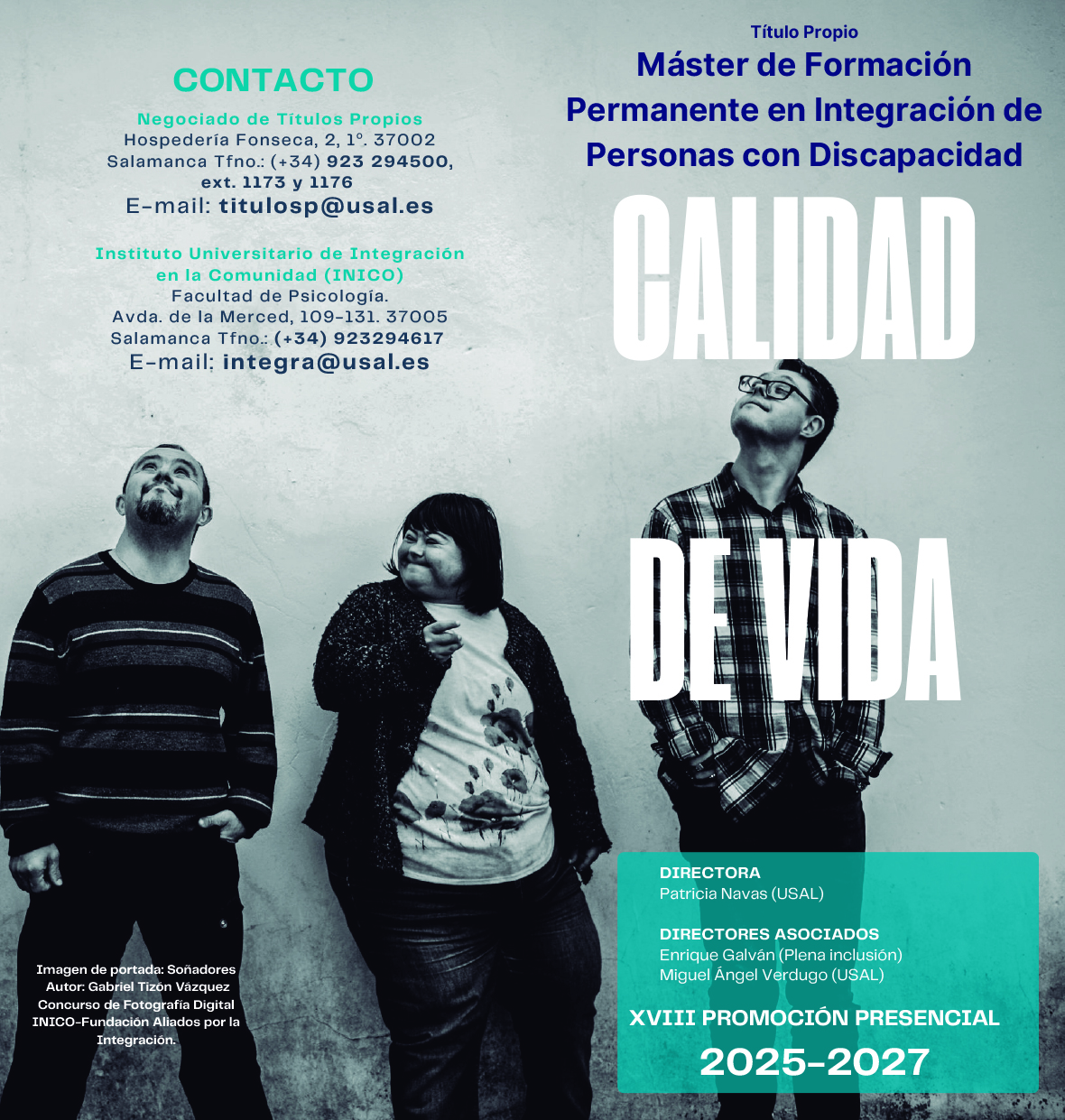 El Inico abre la preinscripción para el Máster de Formación permanente en integración de personas con discapacidad y calidad de vida