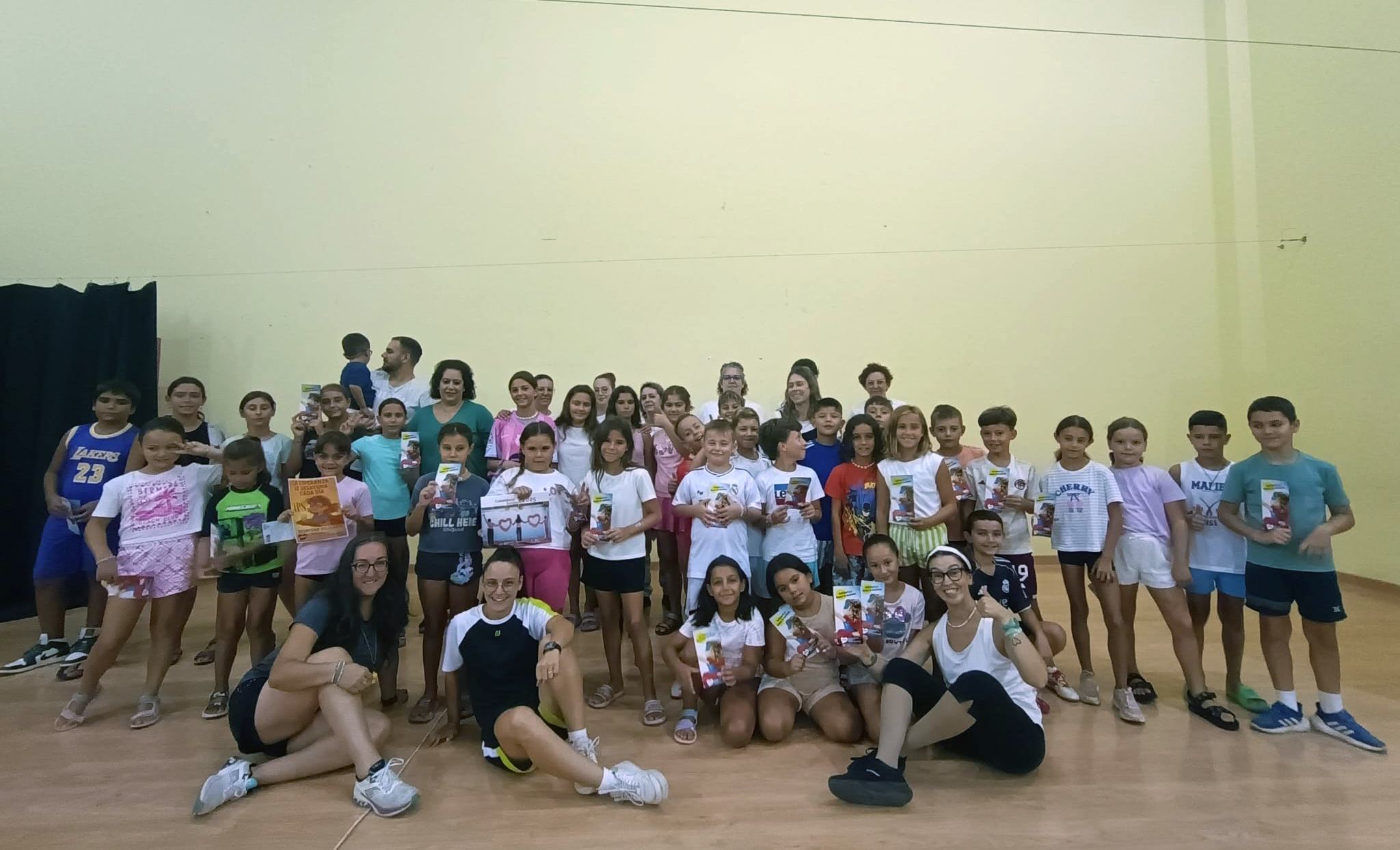 ADMO Extremadura desarrolla una actividad saludable y divulgativa en Pueblonuevo del Guadiana