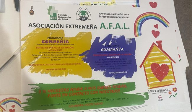 AFAL Extremadura acompaña a 241 familias en el primer semestre de 2025 a través del programa 'Compañía'