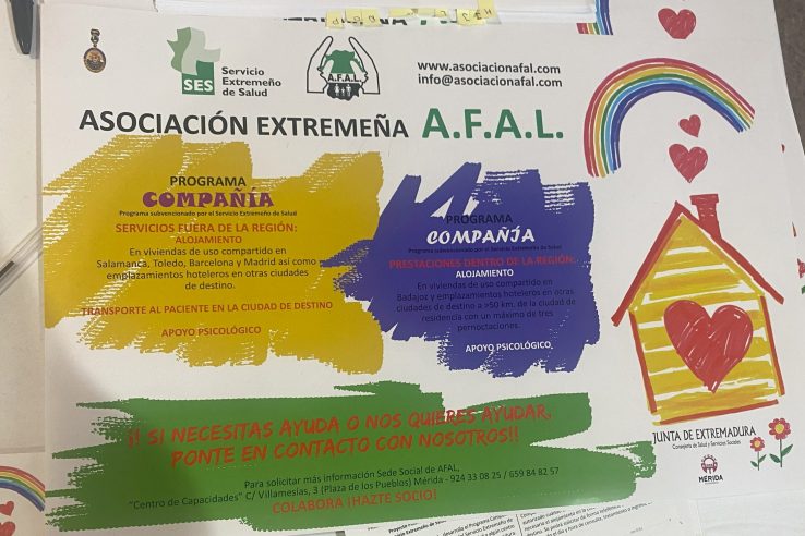 AFAL Extremadura acompaña a 241 familias en el primer semestre de 2025 a través del programa 'Compañía'