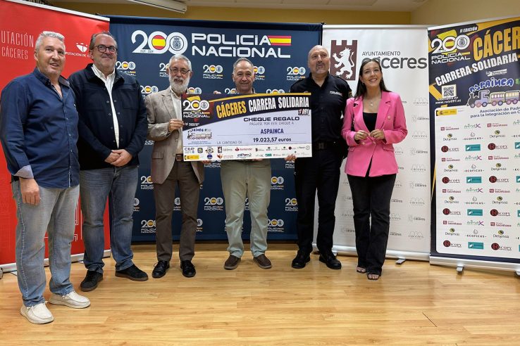 Aspainca recibe más de 19.000 euros de la recaudación de la carrera solidaria 'Ruta 091'
