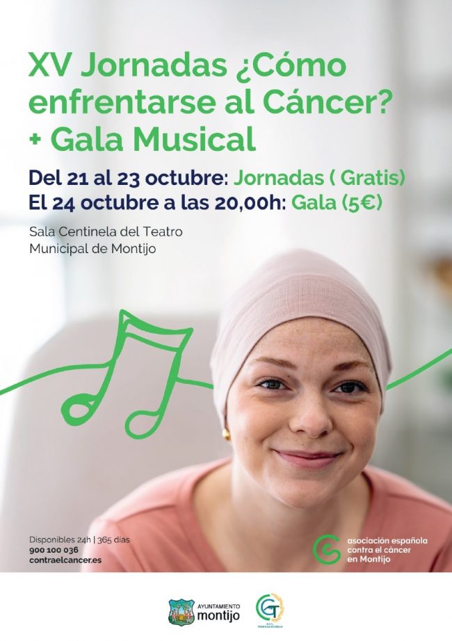 Montijo acoge hasta el viernes las XV Jornadas '¿Cómo enfrentarse al cáncer?'