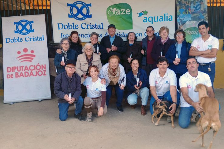 Doble Cristal ofrece terapias ecuestres a personas mayores de la provincia de Badajoz