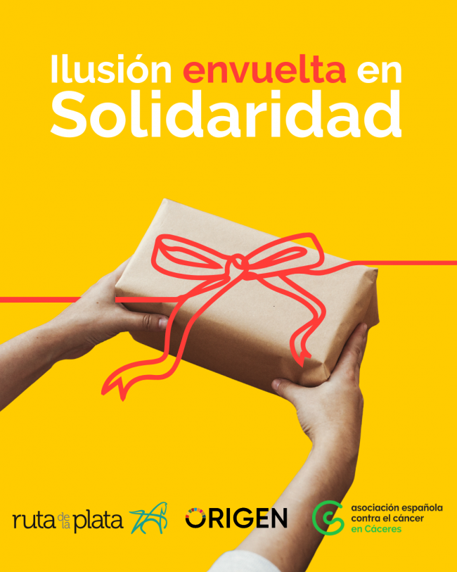La delegación en Cáceres de la Asociación Española Contra el Cáncer sigue desarrollando su iniciativa navideña 'Ilusión envuelta en solidaridad'
