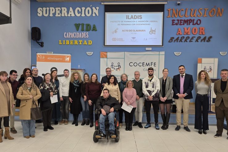 Cocemfe Cáceres clausura el proyecto de inclusión laboral Iladis 2025