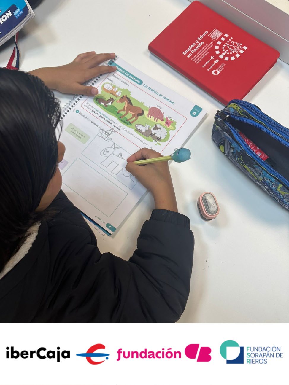 Fundación Sorapán de Rieros desarrolla el programa 'Emplea y educa en familia' con el apoyo de Ibercaja