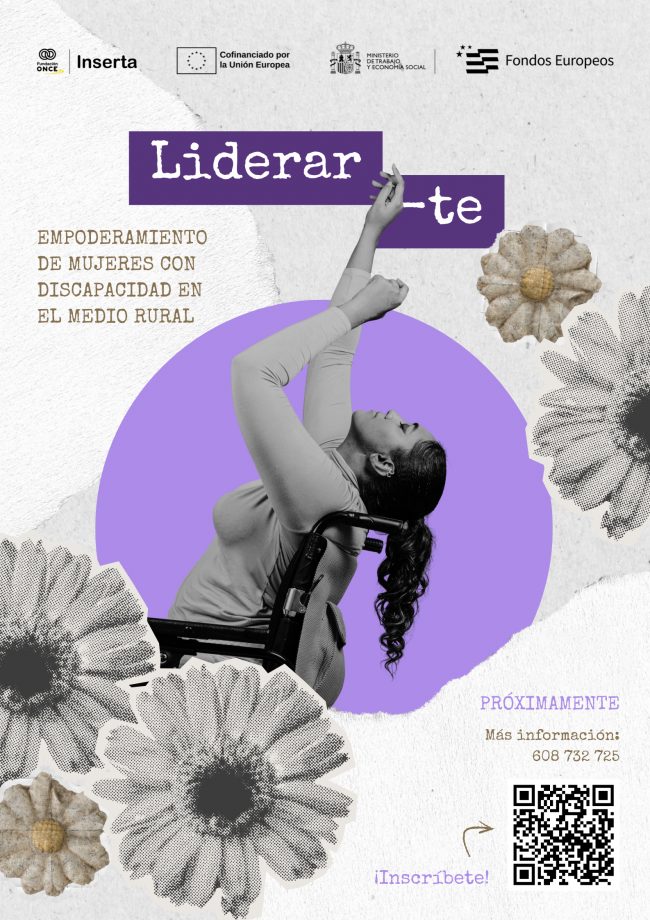 Inserta Empleo continuará promoviendo la inserción laboral de mujeres rurales con discapacidad a través del programa 'Liderar-te'