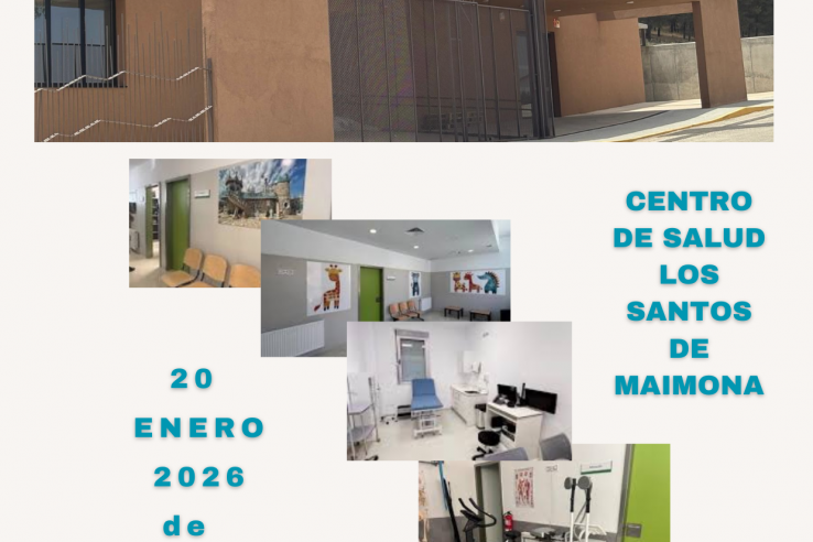 El centro de salud de Los Santos de Maimona celebrará una jornada de puertas abiertas el martes 20 de enero