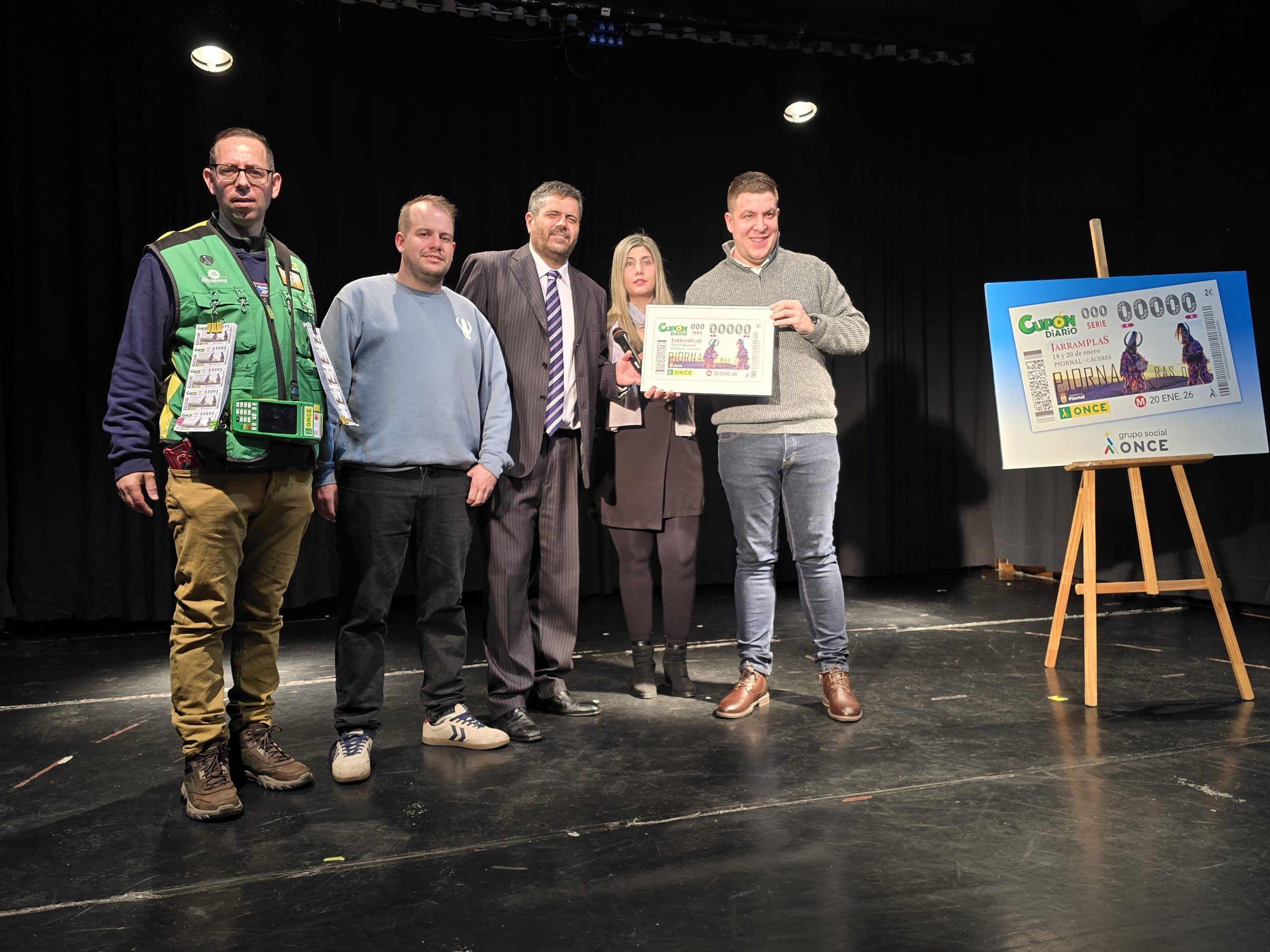 20260120_cupon_once La ONCE dedica su cupón del 20 de enero a la Fiesta de Jarramplas de Piornal