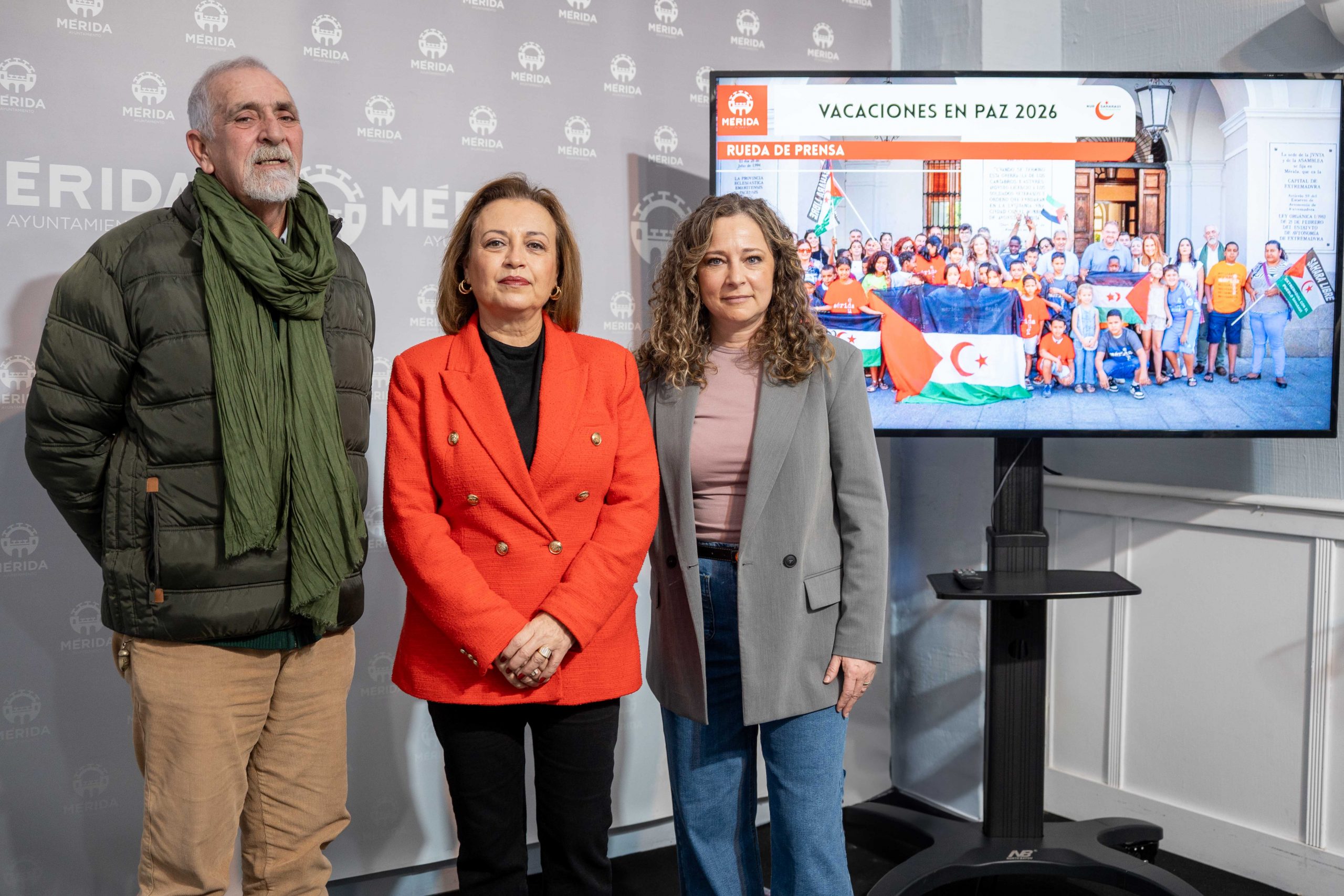 20260202_refugiados_merida1 El programa de acogida de menores saharauis 'Vacaciones en paz' volverá a contar con la implicación del Ayuntamiento de Mérida