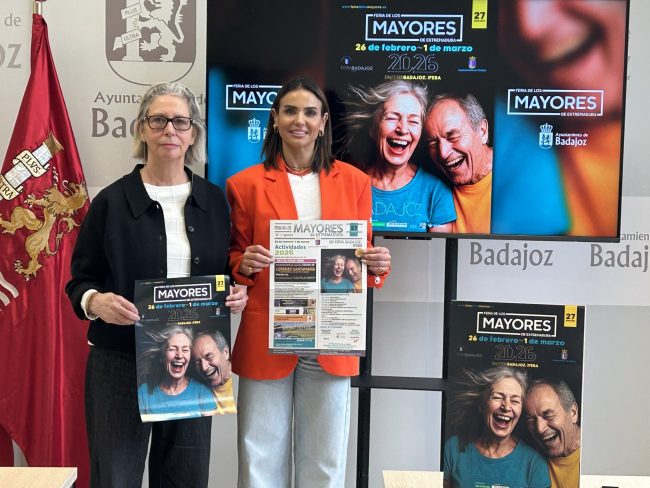 Badajoz acoge hasta el domingo la XXVII Feria de los mayores de Extremadura