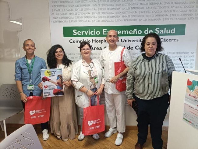 ADMO impulsa un proyecto piloto en enfermería en el Hospital San Pedro de Alcántara de Cáceres